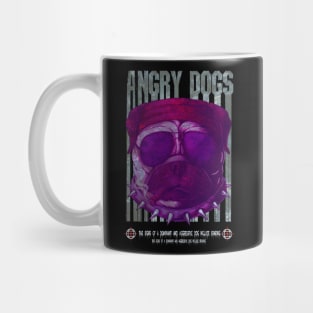 Angry Dog T-shirt Design Mug